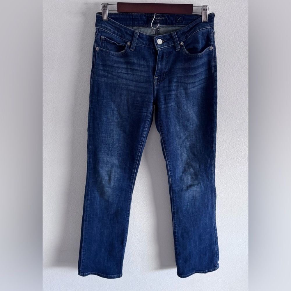 Lucky Brand Denim Jeans Low Rise Bootcut Lolita Distressed Medium Wash Size 4/27
